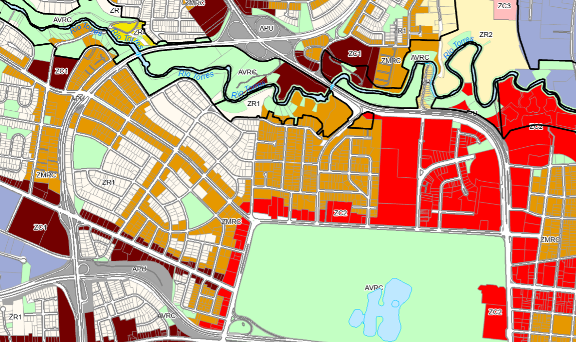 Mapa de uso de suelo municipal